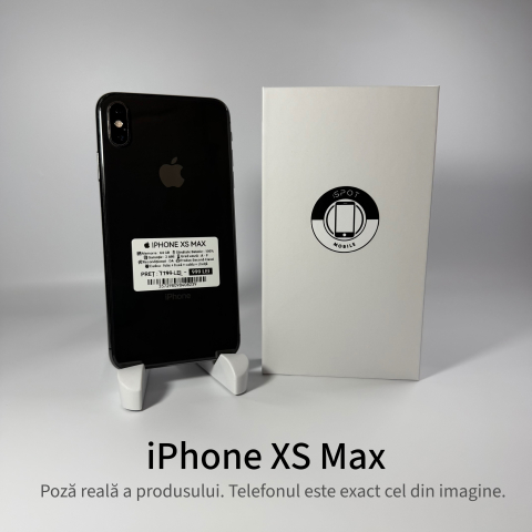 Telefoane - iPhone XS Max 64GB Space Gray Grad A – Second Hand - GARANȚIE 2 ANI