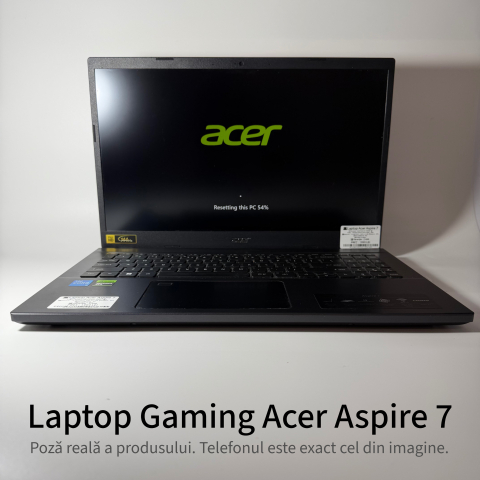 Laptop - Laptop Gaming Acer Aspire 7 A715-76G - i5-12450H - RTX 3050 4GB - 16GB RAM - 512GB SSD • CA NOU • GARANȚIE 2 ANI