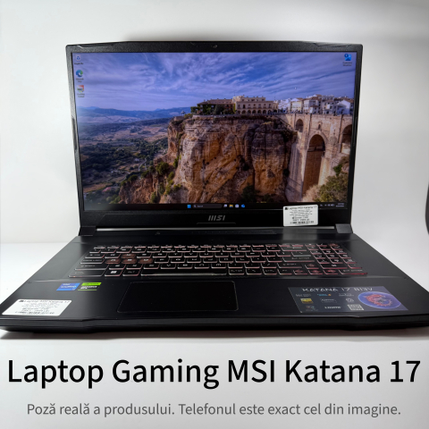 Laptop - Laptop MSI Katana 17 • i7-13620H • RTX 4060 8GB • 16GB DDR5 • SSD 1TB • GARANȚIE 12 LUNI
