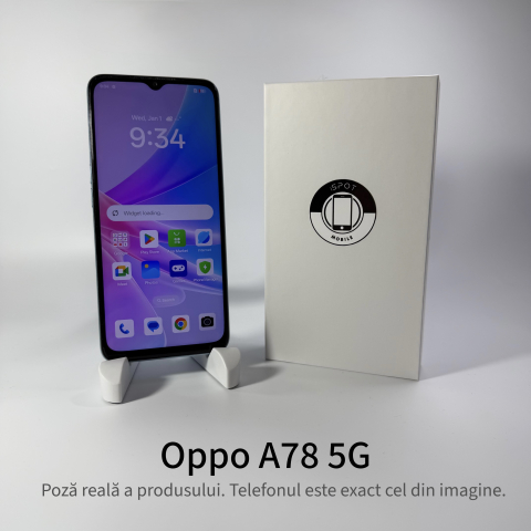 Oppo A78 5G 128GB Black Grad A – Second Hand – GARANȚIE 2 ANI [1]