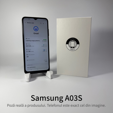 Samsung  A03s 64GB Black Grad B - Second Hand - GARANTIE 2 ANI [2]