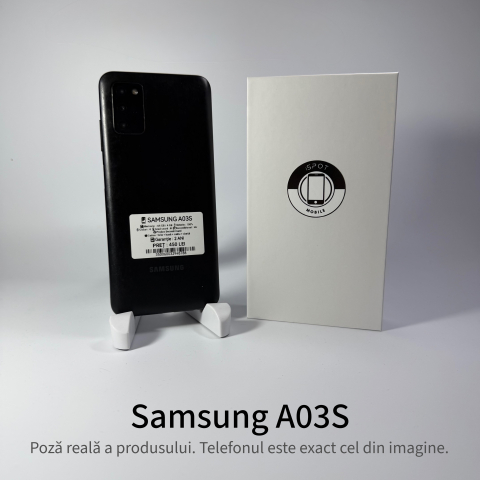 Samsung - Samsung  A03s 64GB Black Grad B - Second Hand - GARANTIE 2 ANI
