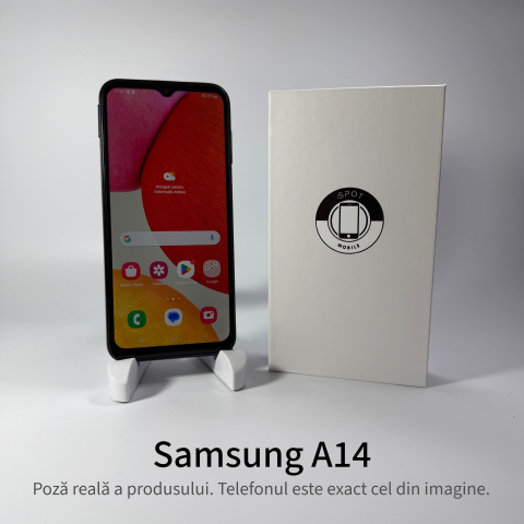 Samsung Galaxy A14 64GB Black Grad A - Second Hand - GARANTIE 2 ANI [1]