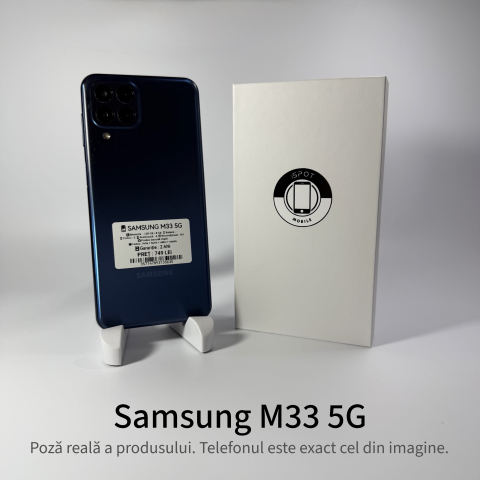 Samsung - Samsung Galaxy M33 5G 128GB Grad A- – Second Hand – GARANȚIE 2 ANI