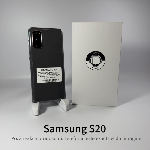Samsung - Samsung Galaxy S20 128GB Gray Grad A – Second Hand - GARANȚIE 2 ANI