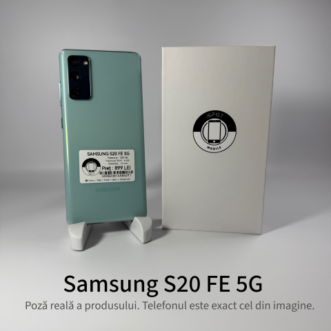 Samsung - Samsung Galaxy S20 FE 5G 128GB Mint Grad A – Second Hand - GARANȚIE 2 ANI