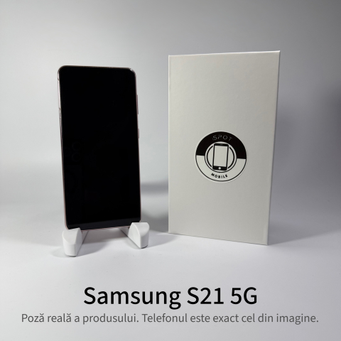 Samsung Galaxy S21 5G 128GB RAM Pink Grad A • Second Hand • GARANȚIE 2 ANI [3]