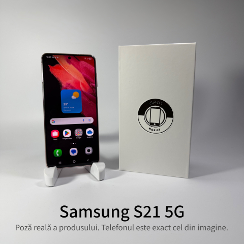 Samsung Galaxy S21 5G 128GB RAM Pink Grad A • Second Hand • GARANȚIE 2 ANI [1]