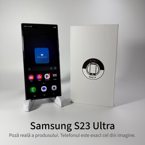Samsung Galaxy S23 Ultra 512GB 12GB RAM Black Grad A- • Second Hand • GARANȚIE 2 ANI [2]