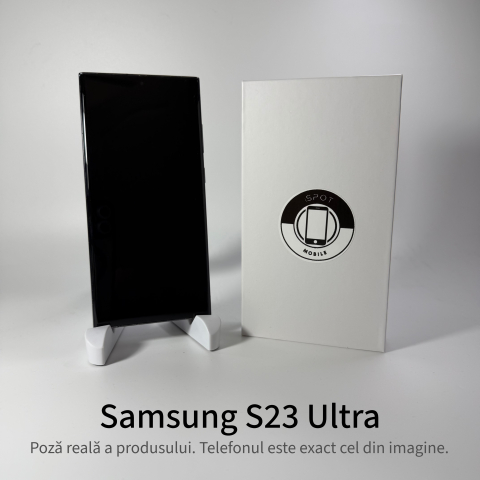 Samsung Galaxy S23 Ultra 512GB 12GB RAM Black Grad A- • Second Hand • GARANȚIE 2 ANI [1]