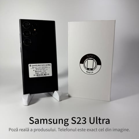 Samsung - Samsung Galaxy S23 Ultra 512GB 12GB RAM Black Grad A- • Second Hand • GARANȚIE 2 ANI