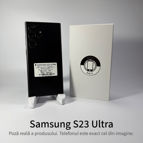Samsung - Samsung Galaxy S23 Ultra 512GB Black Grad A- • Second Hand • GARANȚIE 2 ANI