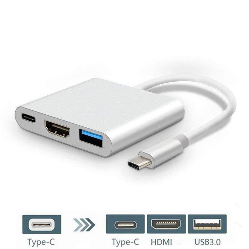 Adaptor 3 in 1 cu HDMI 4K, USB 3.0 și USB-C PD [6]