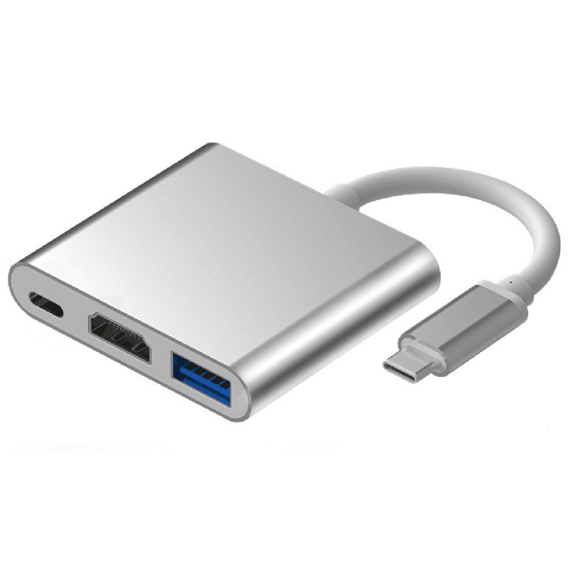 Adaptor 3 in 1 cu HDMI 4K, USB 3.0 și USB-C PD [1]