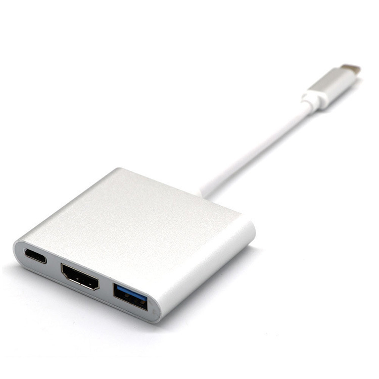 Adaptor 3 in 1 cu HDMI 4K, USB 3.0 și USB-C PD [7]