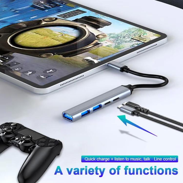 Adaptor 5 in 1 Type-C la HUB USB [9]