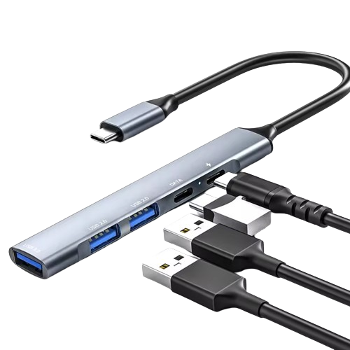 Adaptor 5 in 1 Type-C la HUB USB [3]