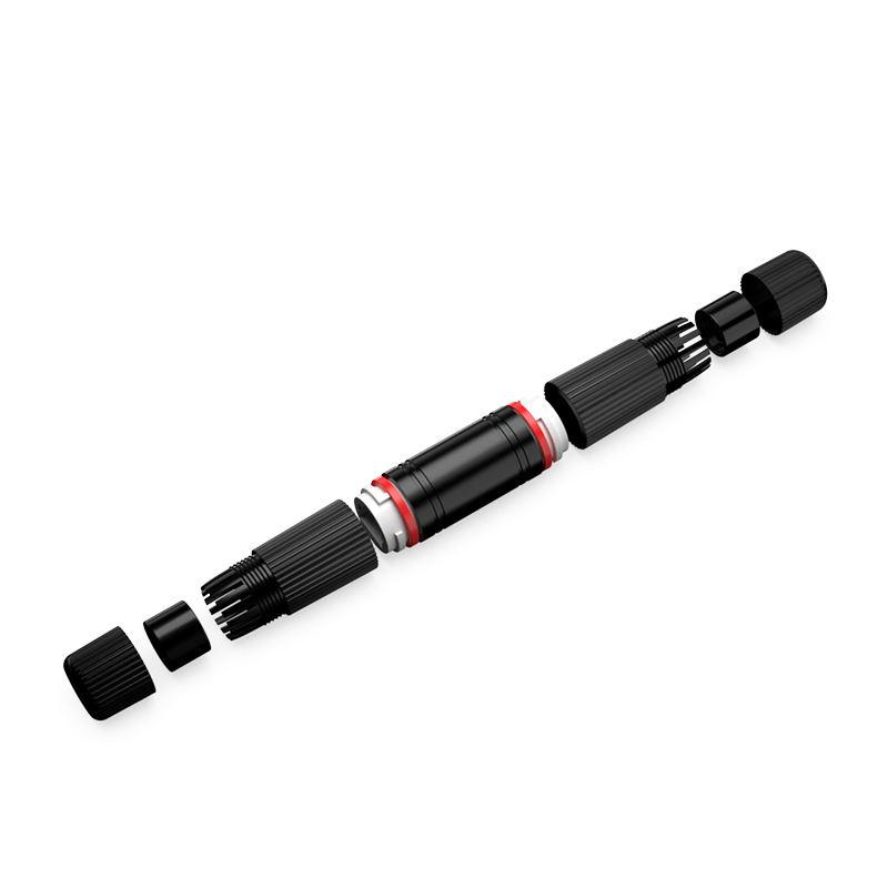 Adaptor prelungire cablu retea RJ45, Cat.6A, exterior, waterproof IP68, Negru [5]