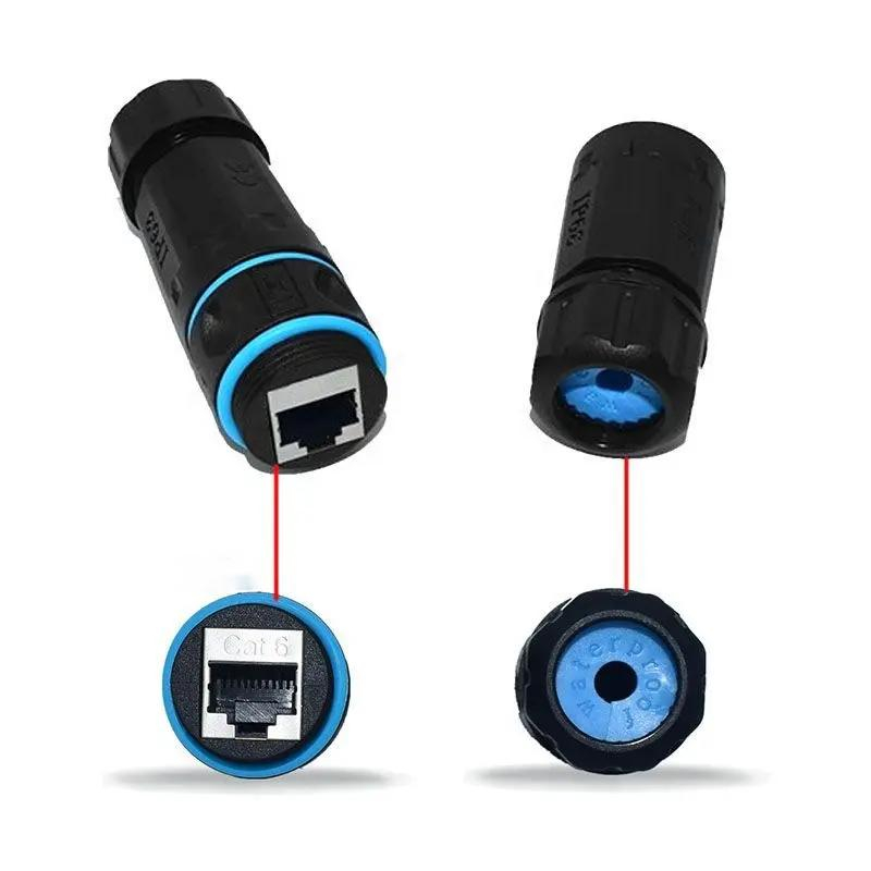 Adaptor Profesional prelungire cablu retea RJ45 exterior, Waterproof IP68, Negru [3]