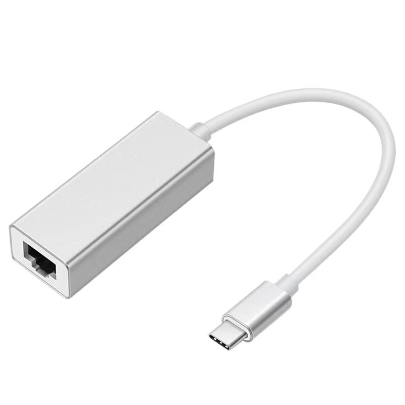 Adaptor Type C la RJ45 Ethernet Gigabit, 1000 mbps, Argintiu [1]