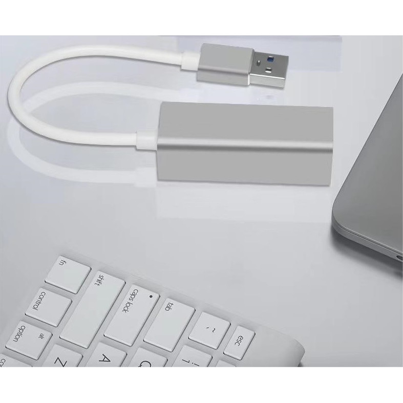 Adaptor USB to RJ45 Ethernet, 100 mbps, Argintiu [5]