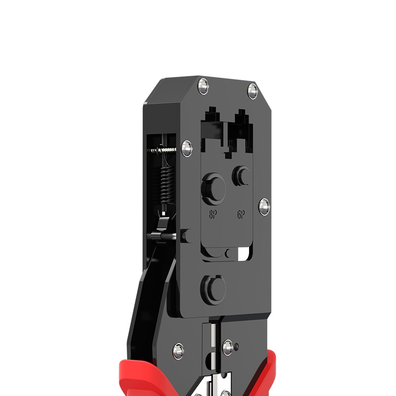 Cleste pentru sertizat RJ45, RJ12, RJ11, Rosu [3]