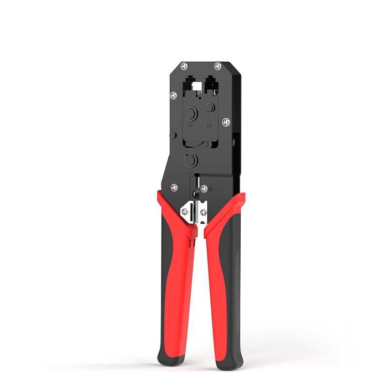 Cleste pentru sertizat RJ45, RJ12, RJ11, Rosu [2]