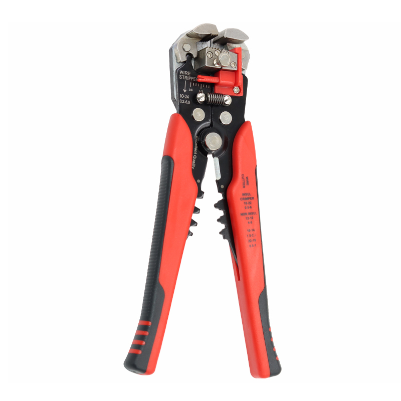 Cleste profesional pentru dezizolarea cablurilor electrice, Rosu [1]