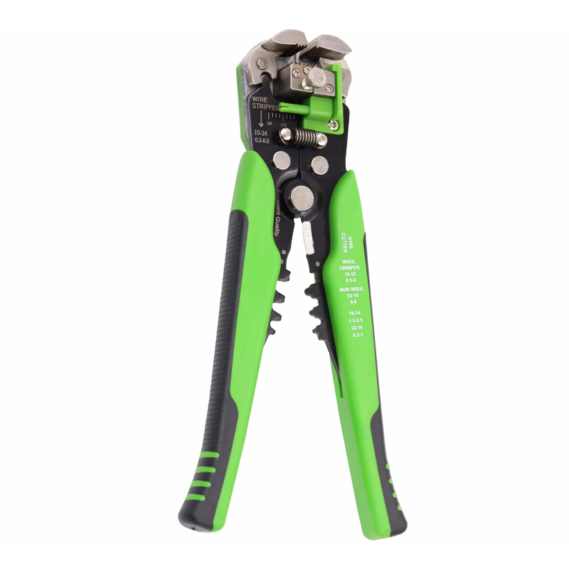 Cleste profesional pentru dezizolarea cablurilor electrice, Verde [1]