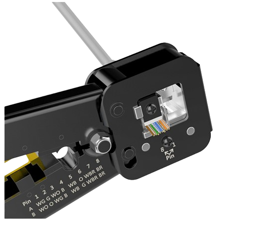 Cleste profesional pentru sertizare mufe Pass Through  RJ45 / RJ11 / RJ12 [2]