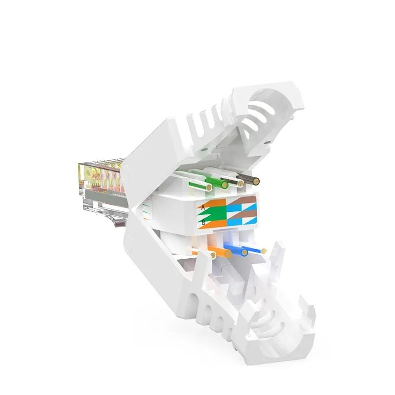 Conector Cat 6 UTP, FTP Rj45 Tool-less, Autosertizare [2]