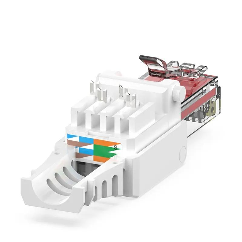 Conector Cat 6 UTP, FTP Rj45 Tool-less, Autosertizare [4]