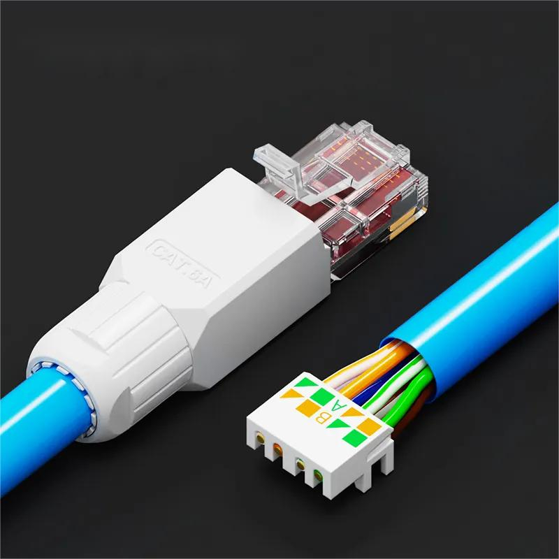 Conector RJ45 cu autosertizare, Cat. 6A, Tool-Less [3]