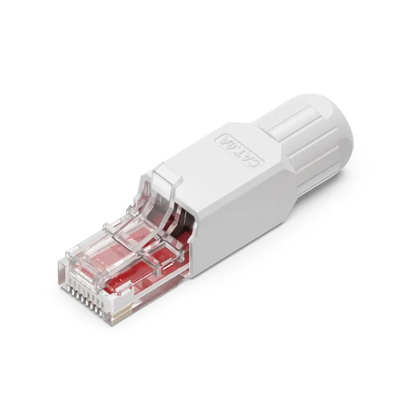 Conector RJ45 cu autosertizare, Cat. 6A, Tool-Less [1]