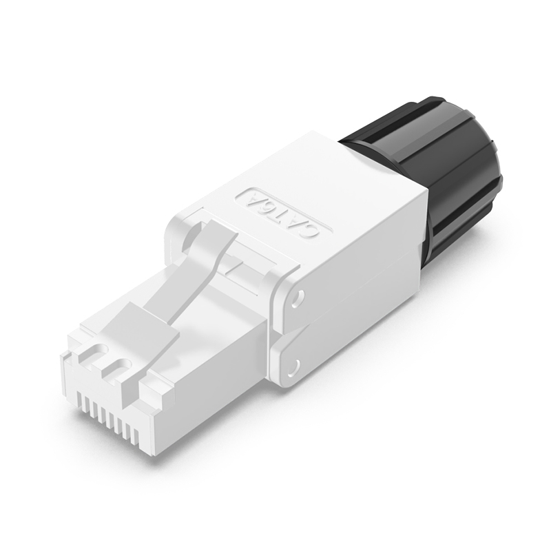 Conector RJ45 Modular Cat.6A, Tool-Less, Alb [1]