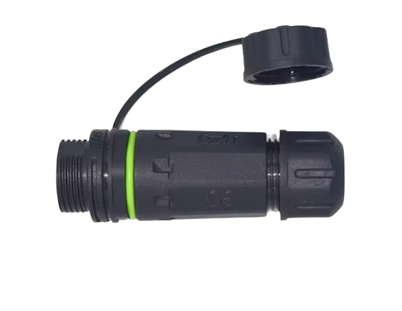 Cupla de retea RJ45 Cat.6 Gigabit, pentru exterior cu capac protectie, waterproof IP68, Negru [5]