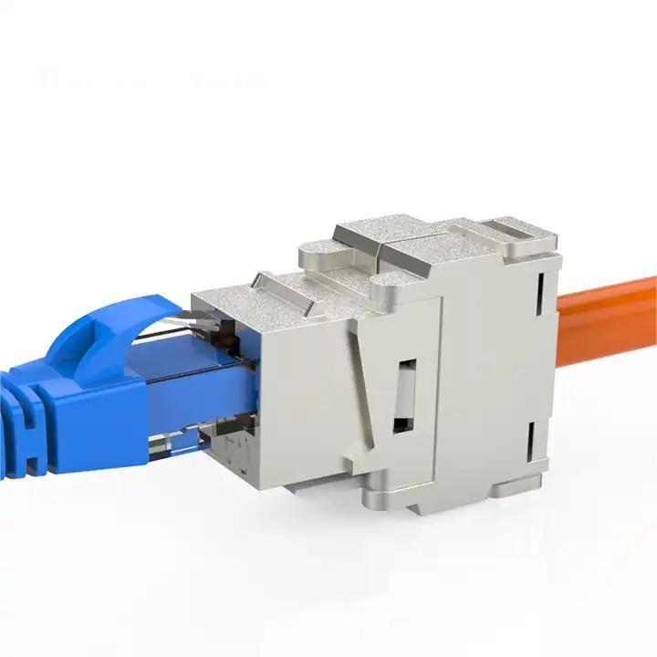 Cupla modulara pentru priza retea RJ45, Cat. 6A, Ecranat, FTP, STP, Gigabit [4]