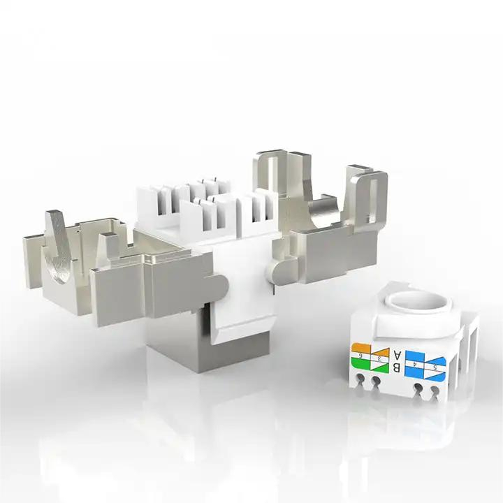 Cupla modulara pentru priza retea RJ45, Cat. 6A, Ecranat, FTP, STP, Gigabit [2]