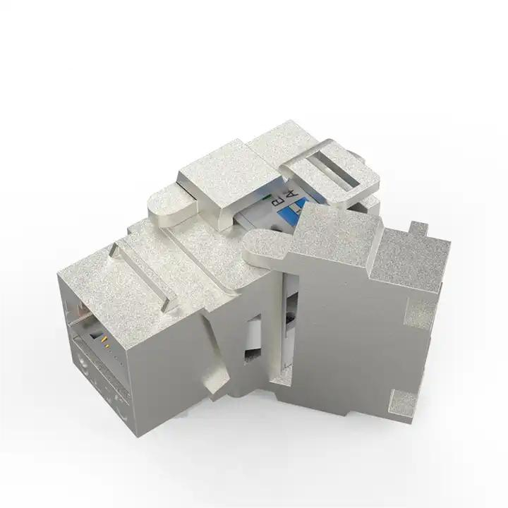 Cupla modulara pentru priza retea RJ45, Cat. 6A, Ecranat, FTP, STP, Gigabit [5]