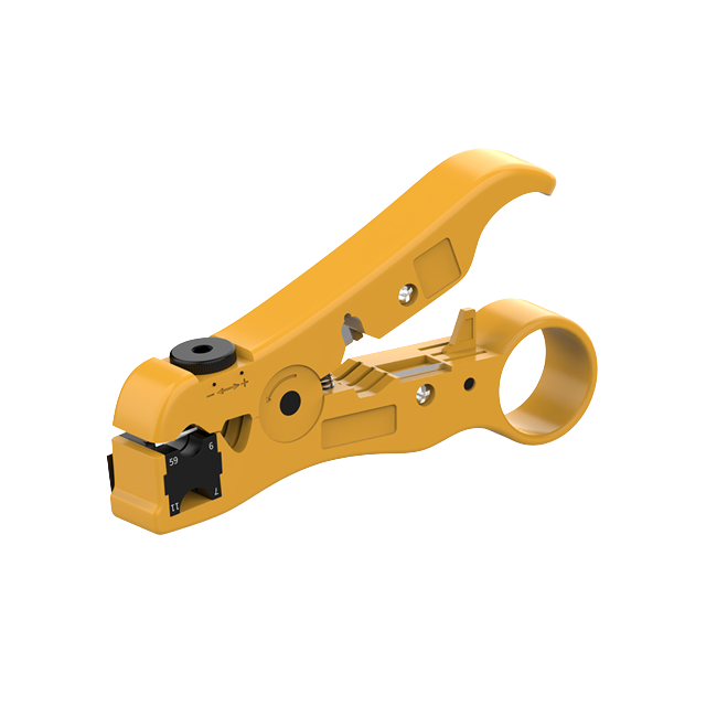 Instrument Profesional pentru dezizolare si taiere cablu, Galben [1]