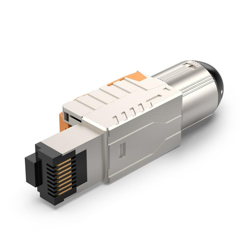 Mufa Rj45 Cat.8 ecranata Tool-less Modular, Autosertizare [3]