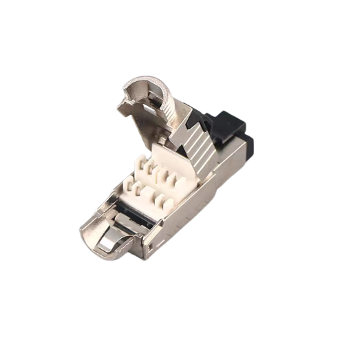 Mufa Rj45 Cat.8 ecranata Tool-less Modular, Autosertizare [5]