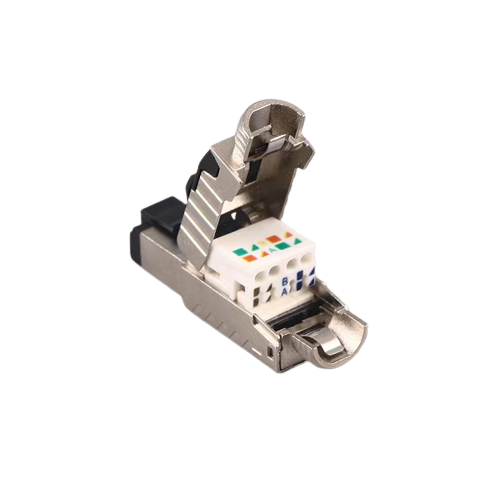 Mufa Rj45 Cat.8 ecranata Tool-less Modular, Autosertizare [6]