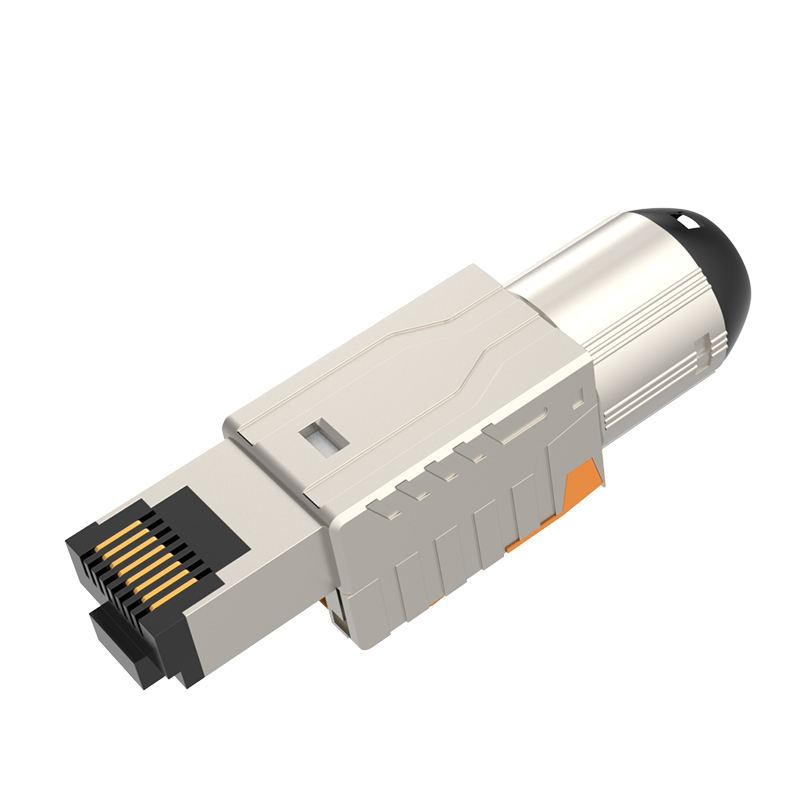 Mufa Rj45 Cat.8 ecranata Tool-less Modular, Autosertizare [4]