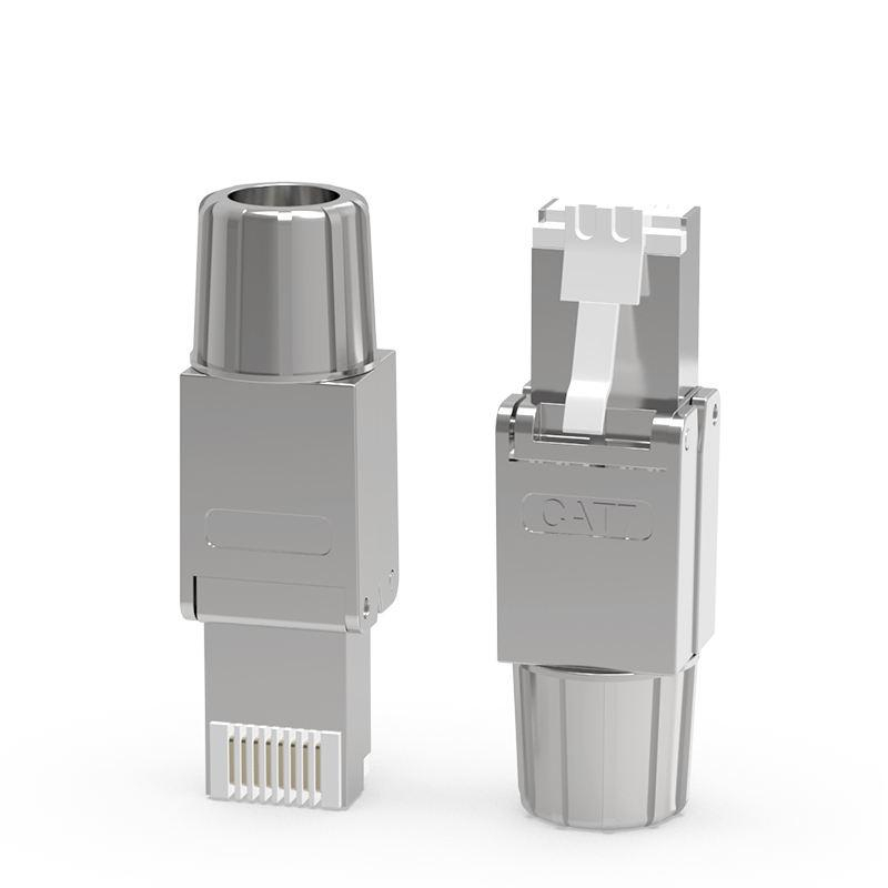 Mufa Rj45 ecranata Cat7 conector Tool-less Modular, Autosertizare [5]