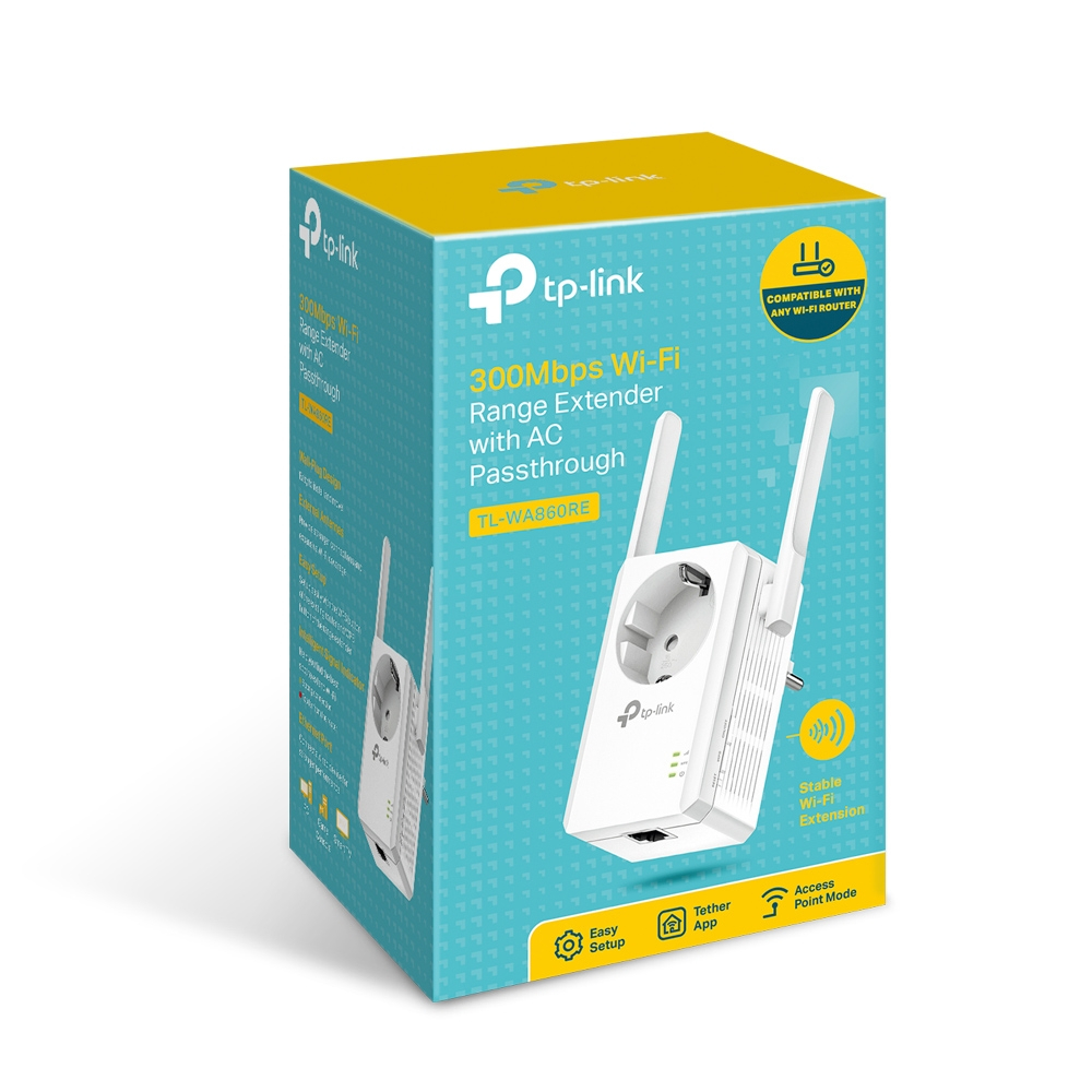 Range Extender TP-LINK TL-WA860RE, N300, 300Mbps [5]