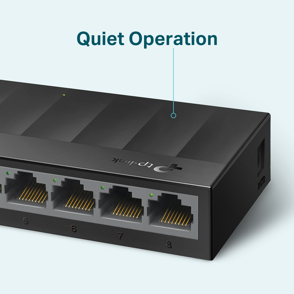 Switch Gigabit TP-LINK LS1008G, 8 port, 10/100/1000 Mbps [5]