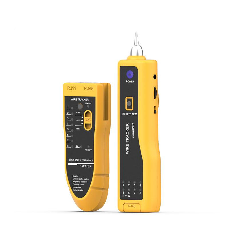 Tester de retea RJ45 cu cable Tracker, Galben [3]