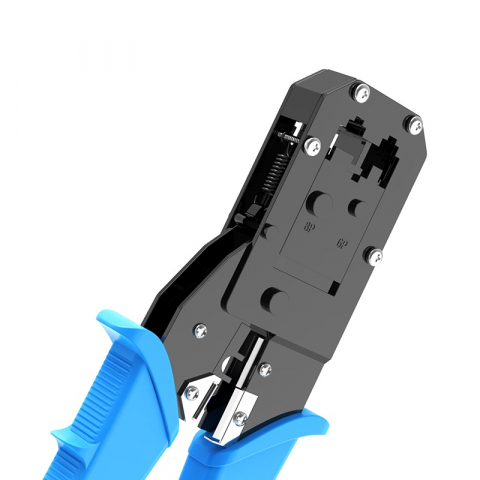 Cleste pentru sertizat RJ45, RJ12, RJ11, Albastru [1]