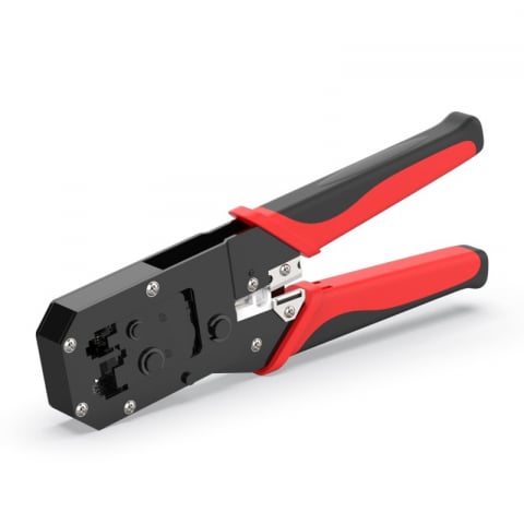 Clesti sertizare RJ45 - Cleste pentru sertizat RJ45, RJ12, RJ11, Rosu